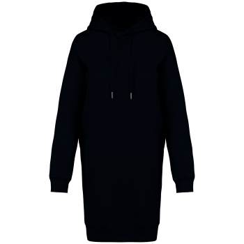 Vestido tipo sudadera ecorresponsable con capucha mujer - Ref. XNS5005 Vestido tipo sudadera ecorresponsable con capucha mujer - Ref. XNS5005