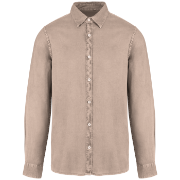 Camisa ecorresponsable efecto lavado hombre - Ref. XNS502 Camisa ecorresponsable efecto lavado hombre - Ref. XNS502