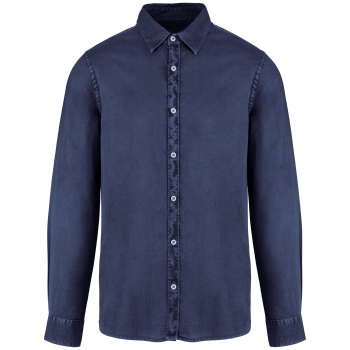 Camisa ecorresponsable efecto lavado hombre - Ref. XNS502 Camisa ecorresponsable efecto lavado hombre - Ref. XNS502