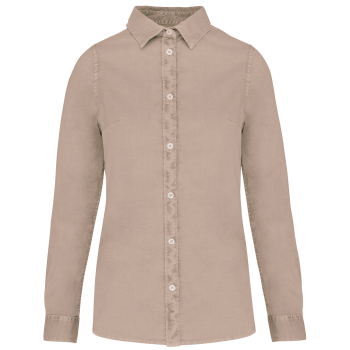 Camisa ecorresponsable efecto lavado mujer - Ref. XNS503 Camisa ecorresponsable efecto lavado mujer - Ref. XNS503