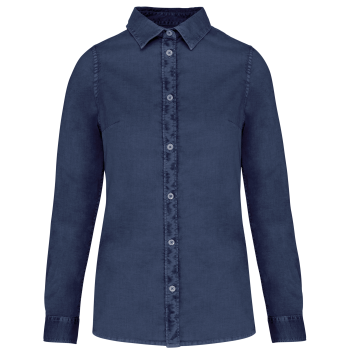 Camisa ecorresponsable efecto lavado mujer - Ref. XNS503 Camisa ecorresponsable efecto lavado mujer - Ref. XNS503
