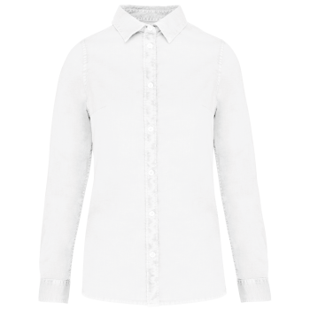 Camisa ecorresponsable efecto lavado mujer - Ref. XNS503 Camisa ecorresponsable efecto lavado mujer - Ref. XNS503