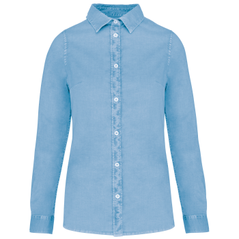 Camisa ecorresponsable efecto lavado mujer - Ref. XNS503 Camisa ecorresponsable efecto lavado mujer - Ref. XNS503