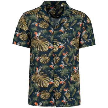 Camisa ecorresponsable con estampado hawaiano hombre - Ref. XNS529 Camisa ecorresponsable con estampado hawaiano hombre - Ref. XNS529