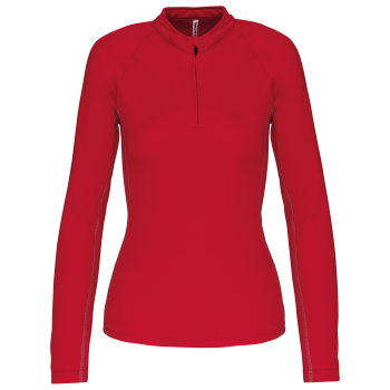 Top deportivo manga larga ¼ cremallera mujer - Ref. XPA336 Top deportivo manga larga ¼ cremallera mujer - Ref. XPA336