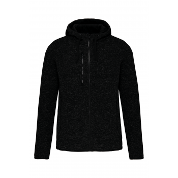 Chaqueta jaspeada con capucha hombre - Ref. XPA365 Chaqueta jaspeada con capucha hombre - Ref. XPA365