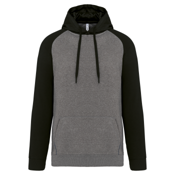Sudadera bicolor con capucha adulto - Ref. XPA369 Sudadera bicolor con capucha adulto - Ref. XPA369