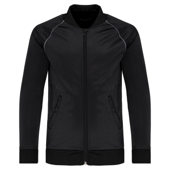 Chaqueta de chándal con cremallera y ribete niños - Ref. XPA385 Chaqueta de chándal con cremallera y ribete niños - Ref. XPA385
