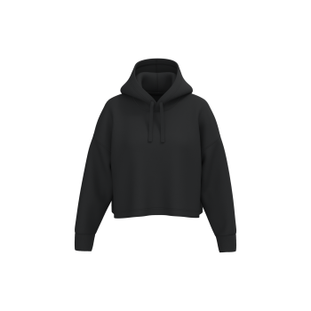 Sudadera crop con capucha mujer - Ref. XPA396