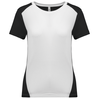 Camiseta de deporte ecorresponsable bicolor mujer - Ref. XPA4015 Camiseta de deporte ecorresponsable bicolor mujer - Ref. XPA4015