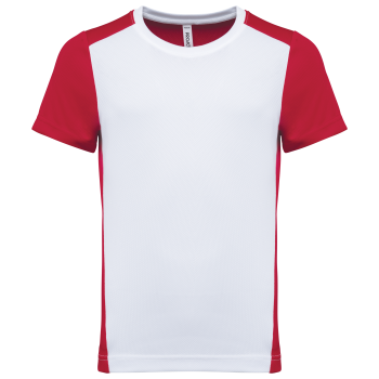 Camiseta de deporte ecorresponsable bicolor infantil - Ref. XPA4016 Camiseta de deporte ecorresponsable bicolor infantil - Ref. XPA4016