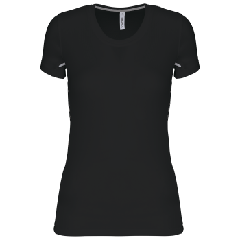 Camiseta de deporte bimaterial manga corta mujer - Ref. XPA466 Camiseta de deporte bimaterial manga corta mujer - Ref. XPA466