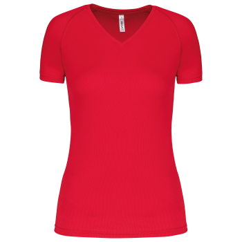 Camiseta de deporte cuello de pico mujer - Ref. XPA477 Camiseta de deporte cuello de pico mujer - Ref. XPA477