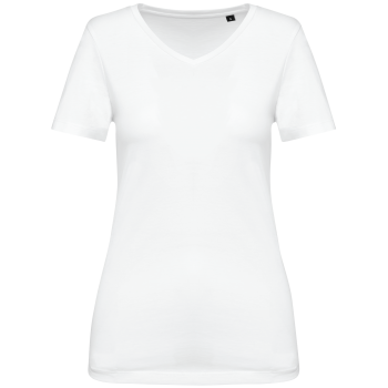 Camiseta supima® cuello de pico manga corta mujer - Ref. XPK305 Camiseta supima® cuello de pico manga corta mujer - Ref. XPK305