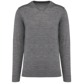 Jersey lana merina cuello de pico hombre - Ref. XPK910 Jersey lana merina cuello de pico hombre - Ref. XPK910