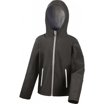 Chaqueta softshell capucha niños - Ref. XR224JY Chaqueta softshell capucha niños - Ref. XR224JY