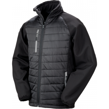 Chaqueta softshell black compass acolchada reciclada - Ref. XR237X Chaqueta softshell black compass acolchada reciclada - Ref. XR237X