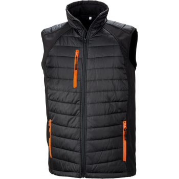 Chaleco softshell black compass acolchado reciclado - Ref. XR238X