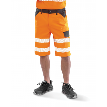 Pantal�n corto de seguridad el�stico reciclado safe-guard - Ref. XR519X