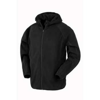 Chaqueta capucha micropolar - material reciclado - Ref. XR906X