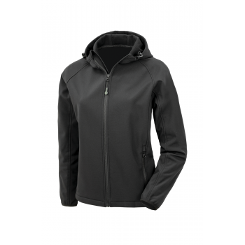 Chaqueta softshell reciclada de 3 capas con capucha mujer - Ref. XR911F Chaqueta softshell reciclada de 3 capas con capucha mujer - Ref. XR911F