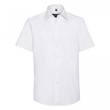 Camisa entallada de hombre de tejido oxford manga corta - Ref. XRU923M Camisa entallada de hombre de tejido oxford manga corta - Ref. XRU923M