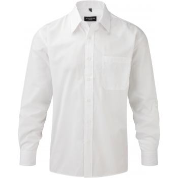 Camisa popelina de polialgodón manga larga hombre - Ref. XRU934M Camisa popelina de polialgodón manga larga hombre - Ref. XRU934M