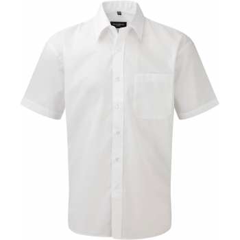 Camisa popelina de polialgodón manga corta hombre - Ref. XRU935M Camisa popelina de polialgodón manga corta hombre - Ref. XRU935M