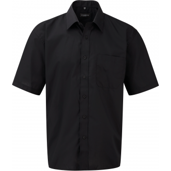 Camisa popelina de polialgodón manga corta hombre - Ref. XRU935M Camisa popelina de polialgodón manga corta hombre - Ref. XRU935M