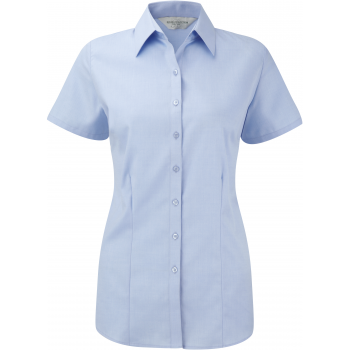 Camisa espiga manga corta mujer - Ref. XRU963F Camisa espiga manga corta mujer - Ref. XRU963F