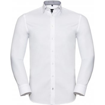 Camisa espiga manga larga - Ref. XRU964M