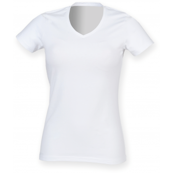 Camiseta feel good cuello de pico mujer - Ref. XSK122 Camiseta feel good cuello de pico mujer - Ref. XSK122