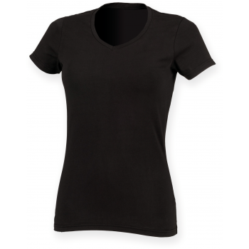 Camiseta feel good cuello de pico mujer - Ref. XSK122