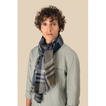 Fular a rayas y cuadros unisex - Ref. XSP154
