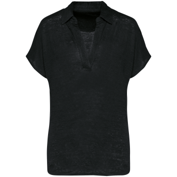 Polo de lino mujer - Ref. XSP221 Polo de lino mujer - Ref. XSP221
