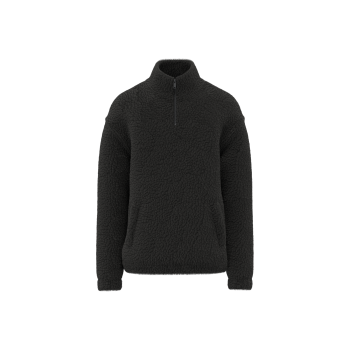 Sudadera de sherpa con 1/4 de cremallera y hombros caídos unisex - Ref. XSP403 Sudadera de sherpa con 1/4 de cremallera y hombros caídos unisex - Ref. XSP403