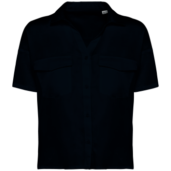 Camisa ecorresponsable oversize de lyocell mujer - Ref. XSP514 Camisa ecorresponsable oversize de lyocell mujer - Ref. XSP514