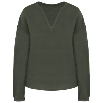 Blusa de lino mujer - Ref. XSP524 Blusa de lino mujer - Ref. XSP524
