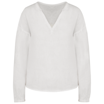 Blusa de lino mujer - Ref. XSP524