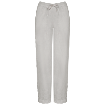 Pantalón efecto lavado de lino mujer - Ref. XSP733 Pantalón efecto lavado de lino mujer - Ref. XSP733