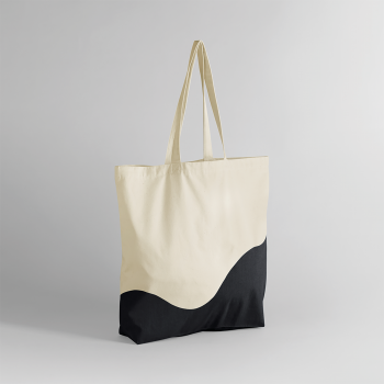 Bolsa multiusos orgánica con estampado de espirales - Ref. XW235 Bolsa multiusos orgánica con estampado de espirales - Ref. XW235