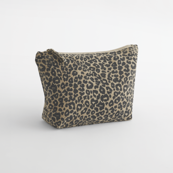 Estuche de lona con estampado de leopardo - Ref. XW330