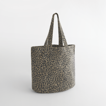 Bolsa de lona con estampado de leopardo - Ref. XW335
