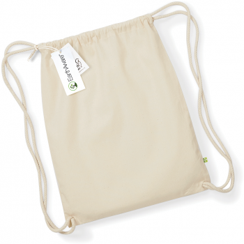 Bolsa de gimnasio earthaware® - algodón orgánico - Ref. XW810 Bolsa de gimnasio earthaware® - algodón orgánico - Ref. XW810