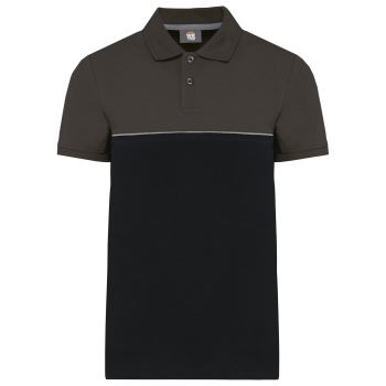Polo bicolor ecorresponsable manga corta - unisex - Ref. XWK210 Polo bicolor ecorresponsable manga corta - unisex - Ref. XWK210