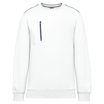 Sudadera day to day con bolsillo de cremallera contrastada - Ref. XWK403 Sudadera day to day con bolsillo de cremallera contrastada - Ref. XWK403