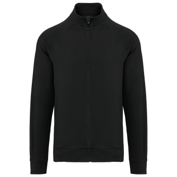 Chaqueta de felpa de algodón mangas raglán unisex - Ref. XWK406 Chaqueta de felpa de algodón mangas raglán unisex - Ref. XWK406