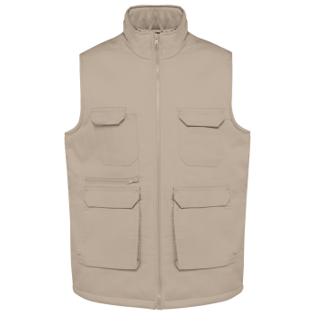 Chaleco polialgodón multibolsillos acolchado - unisex - Ref. XWK607 Chaleco polialgodón multibolsillos acolchado - unisex - Ref. XWK607