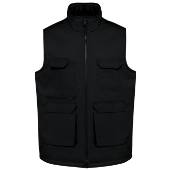 Chaleco polialgodn multibolsillos acolchado - unisex - Ref. XWK607