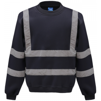 Sudadera alta visibilidad cuello redondo - Ref. XYHVJ510